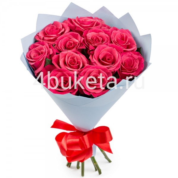 Букет 100 - Роза розовая 11шт (Каждый день) - Работает доставка цветов Железногорск